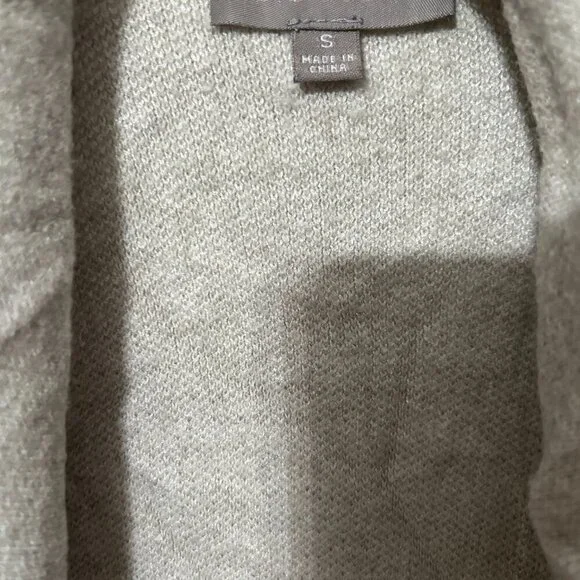 Cyrus Evolution Women's Small Gray Diamond Pattern Open Cardigan Sweater Duster - Picture 4 of 7